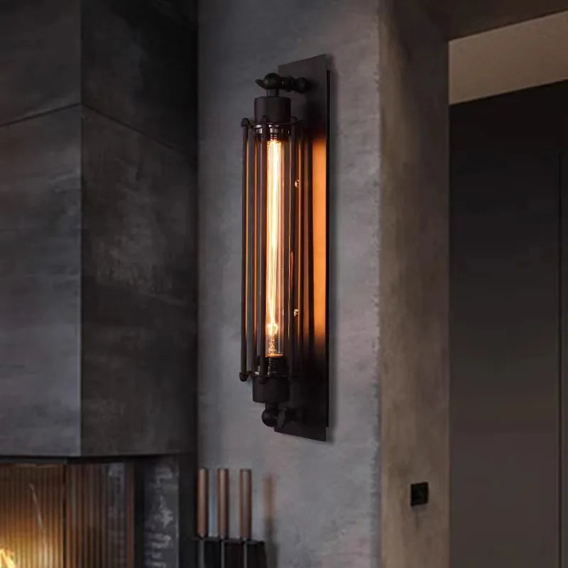 New Retro Industrial Style Iron Wall Light