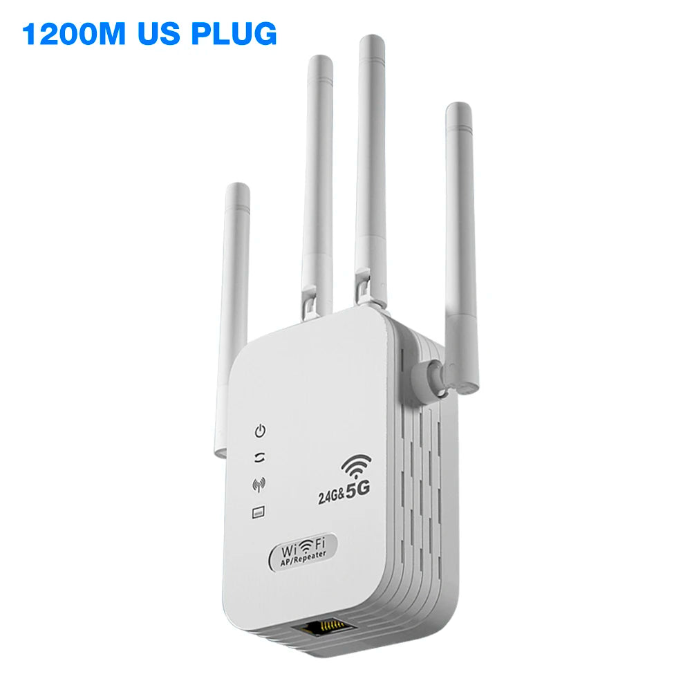 1200Mbps Dual Band WiFi Repeater