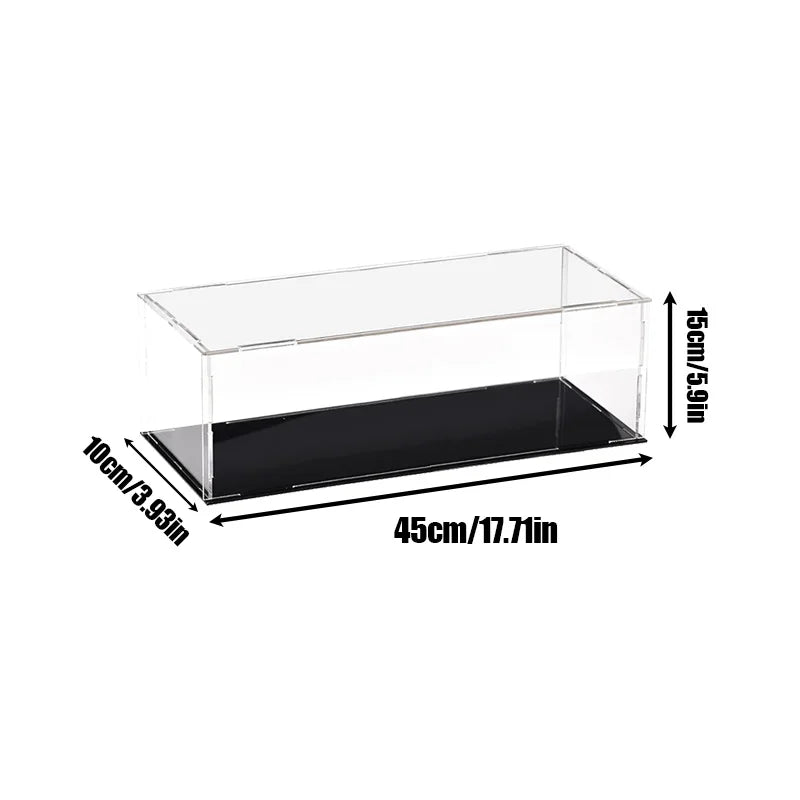 18 Sizes Clear Acrylic Display Case Dustproof Toy