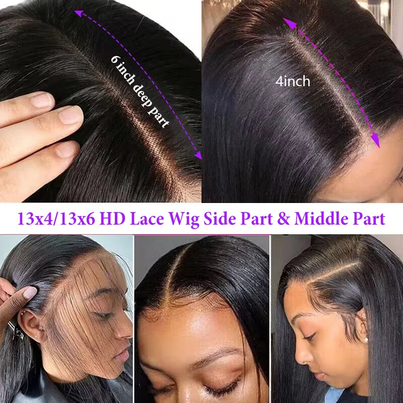 13x6 Straight Lace Front Wig
