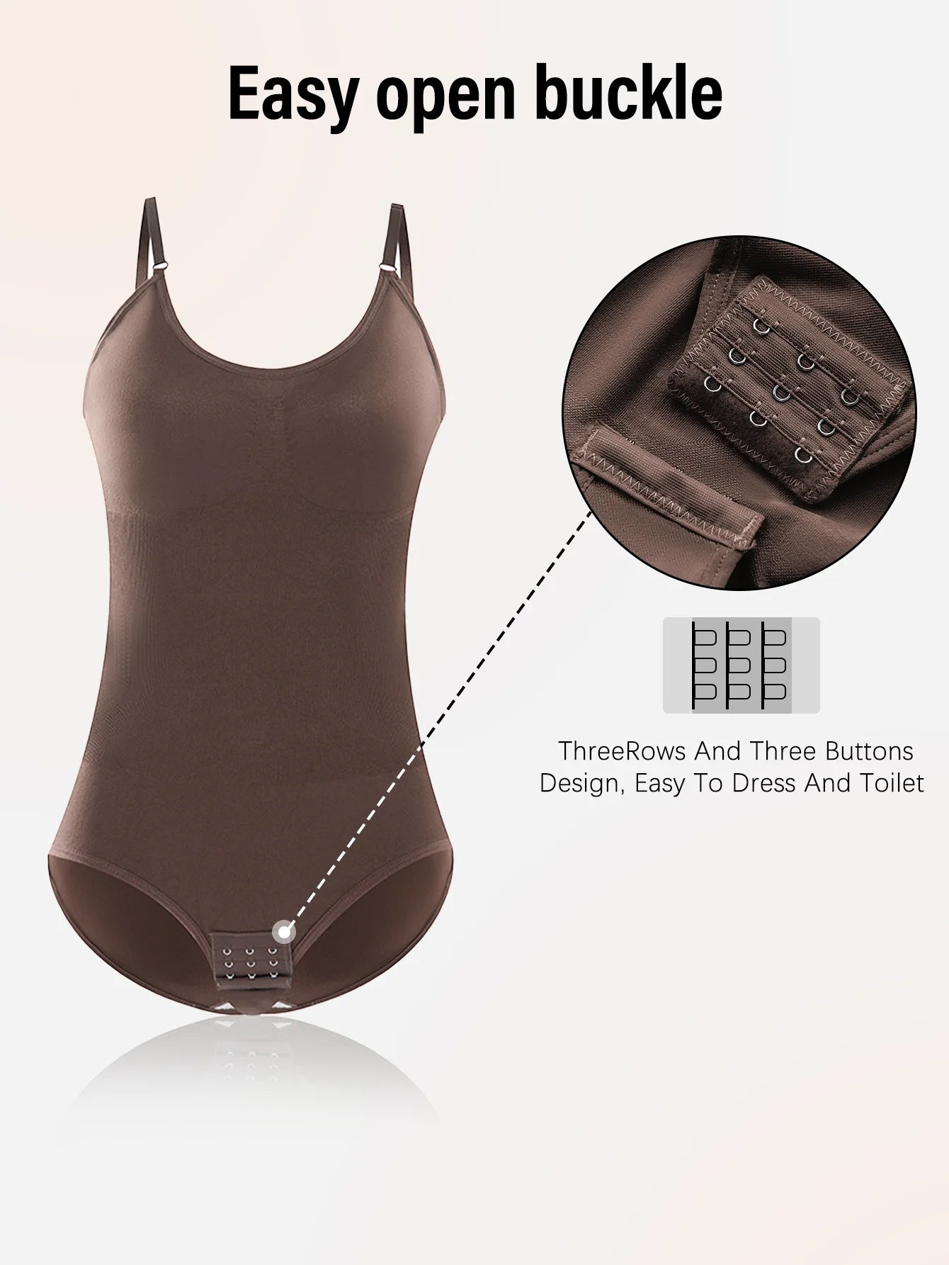 Women Shapewear Seamless Butt Lifter Shaper Bodysuit