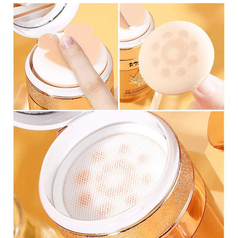 Oil-control Waterproof Butterfly Powder Puff  Makeup