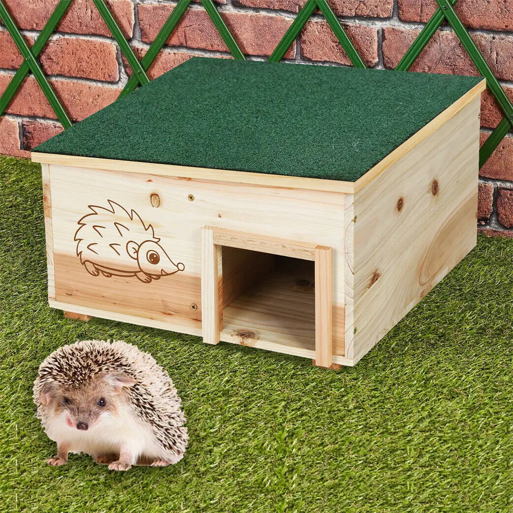 Wooden Hedgehog House & Hibernation Shelter