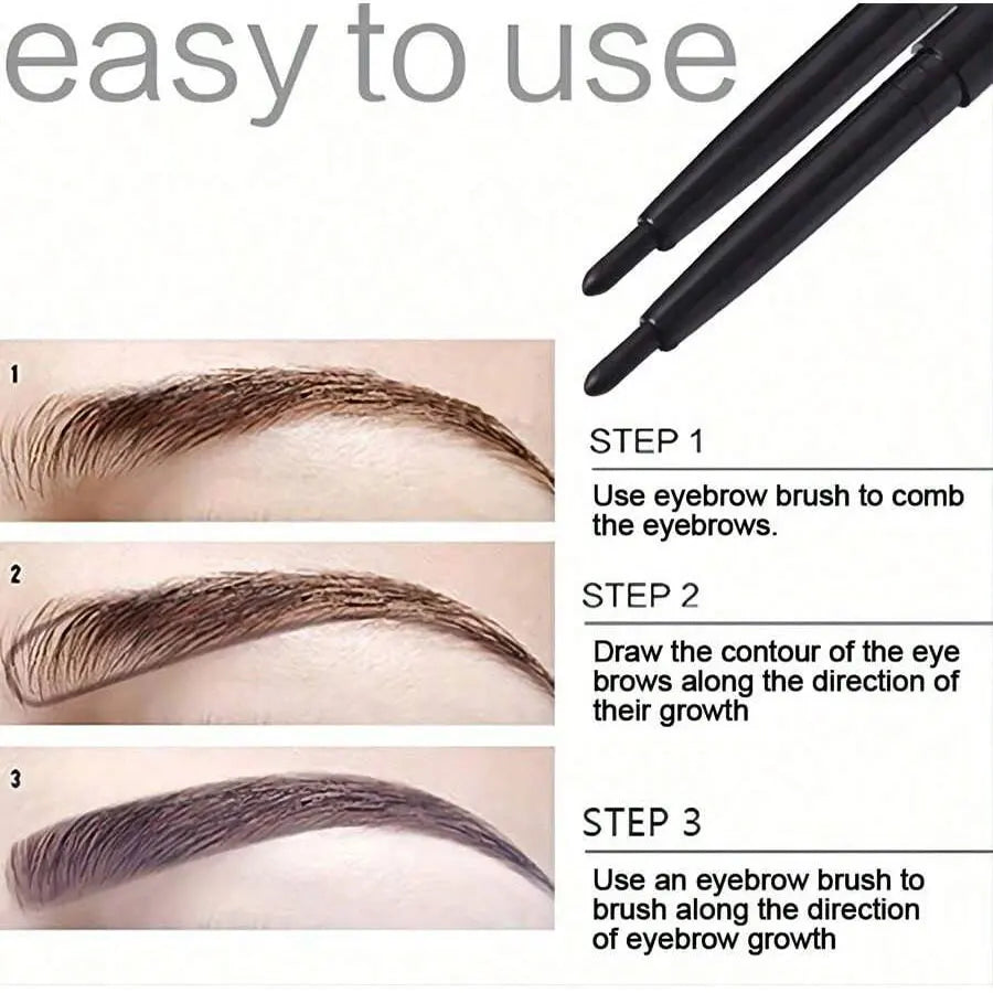 5-Pack Waterproof & Sweat-Proof Black Eyeliner Pencil