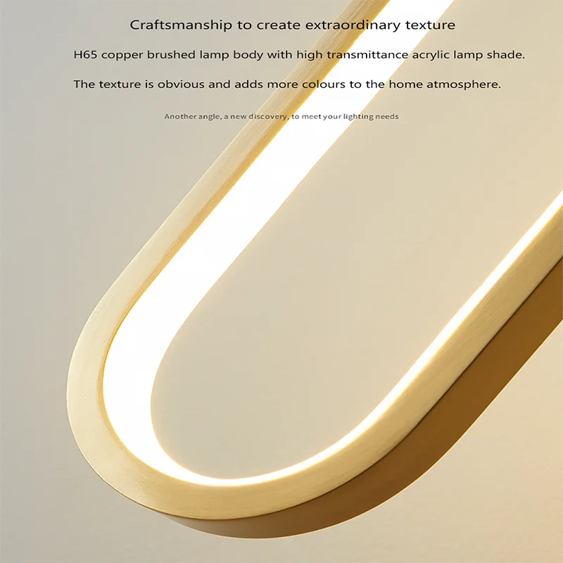 New Modern Minimalist LED Pendant Light