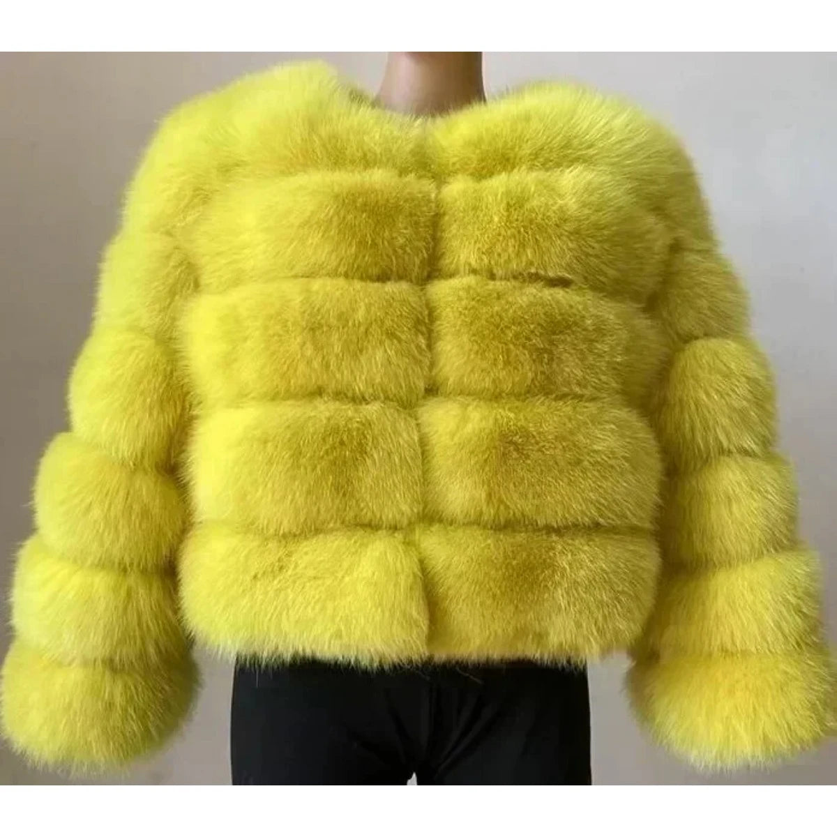 Women's Fashion faux fur coat
