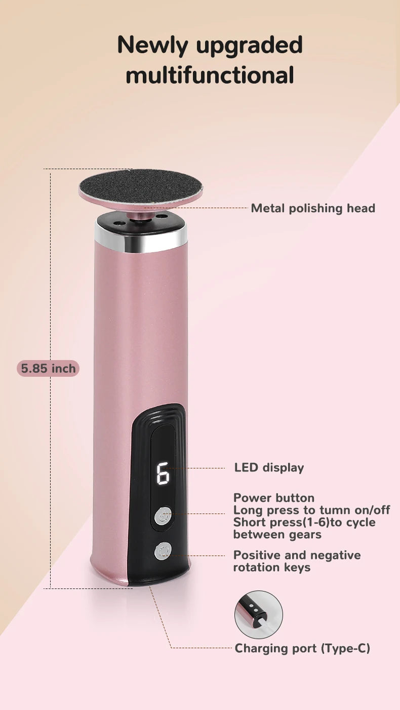 Wireless Electric Foot Callus Remover