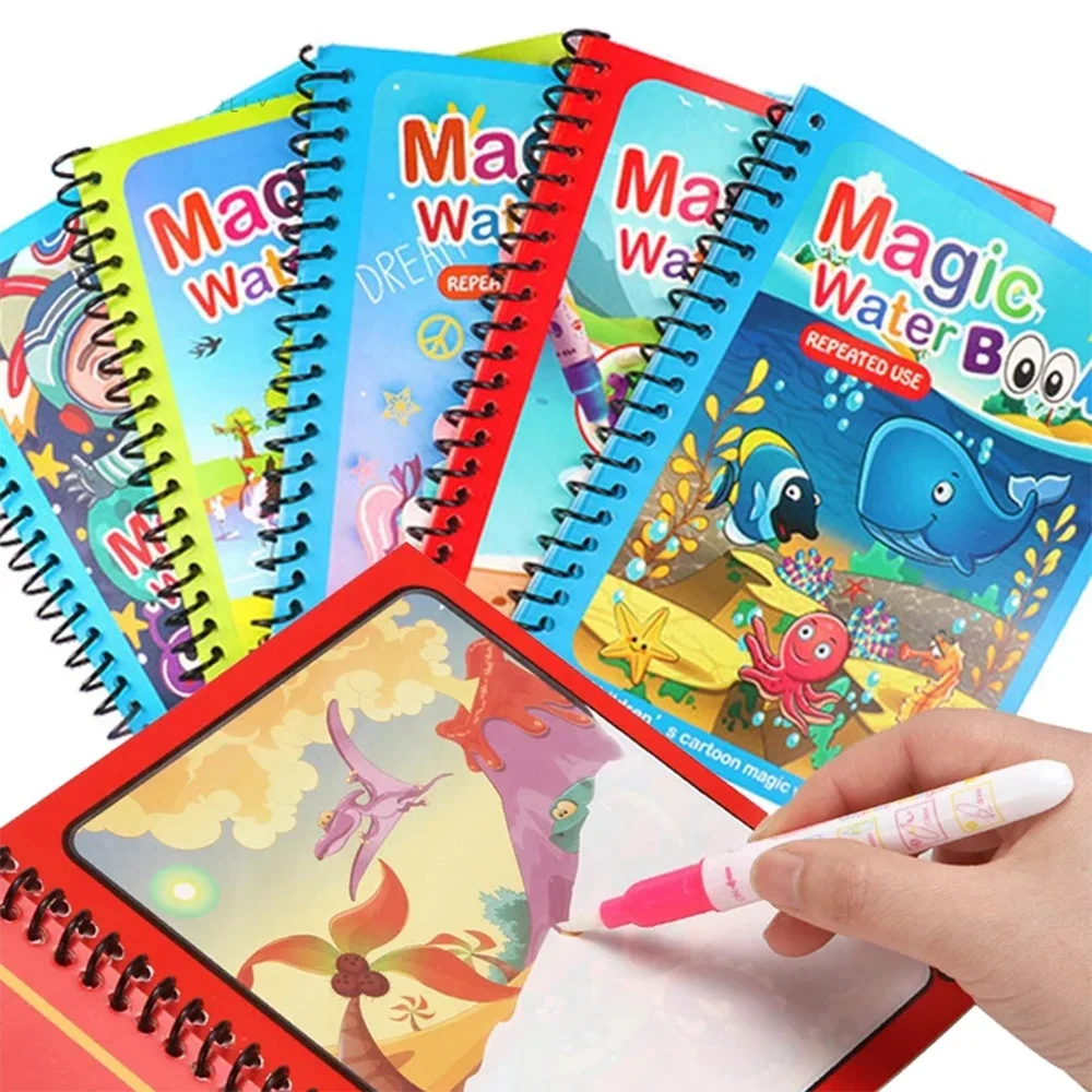 1P Reusable Water Drawing Book