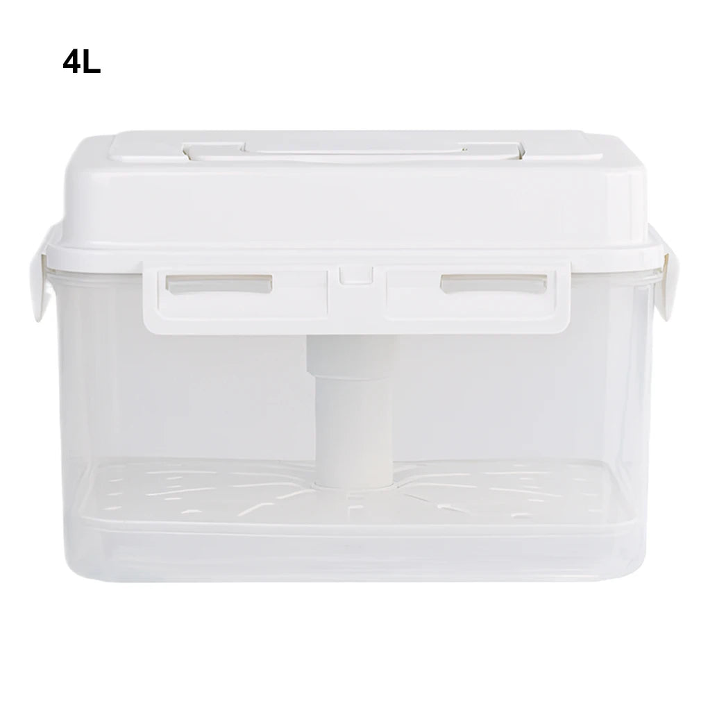 New Press Plate Leakproof Kitchen Organizer Bins