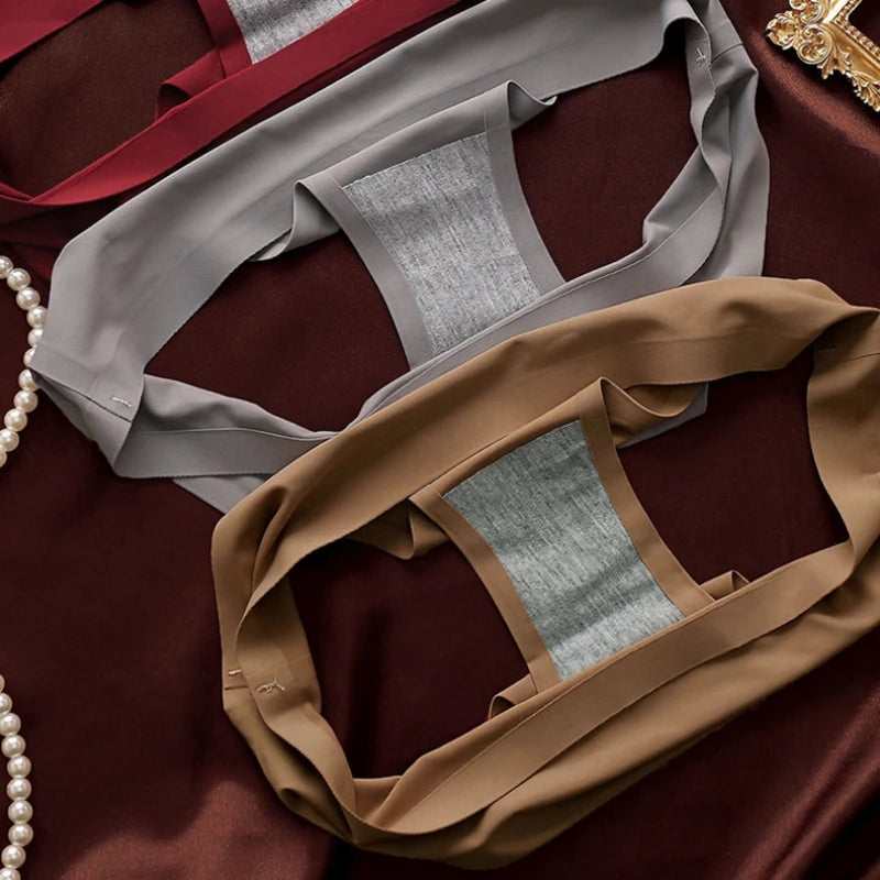 Women Sexy Ice Silk Underpants