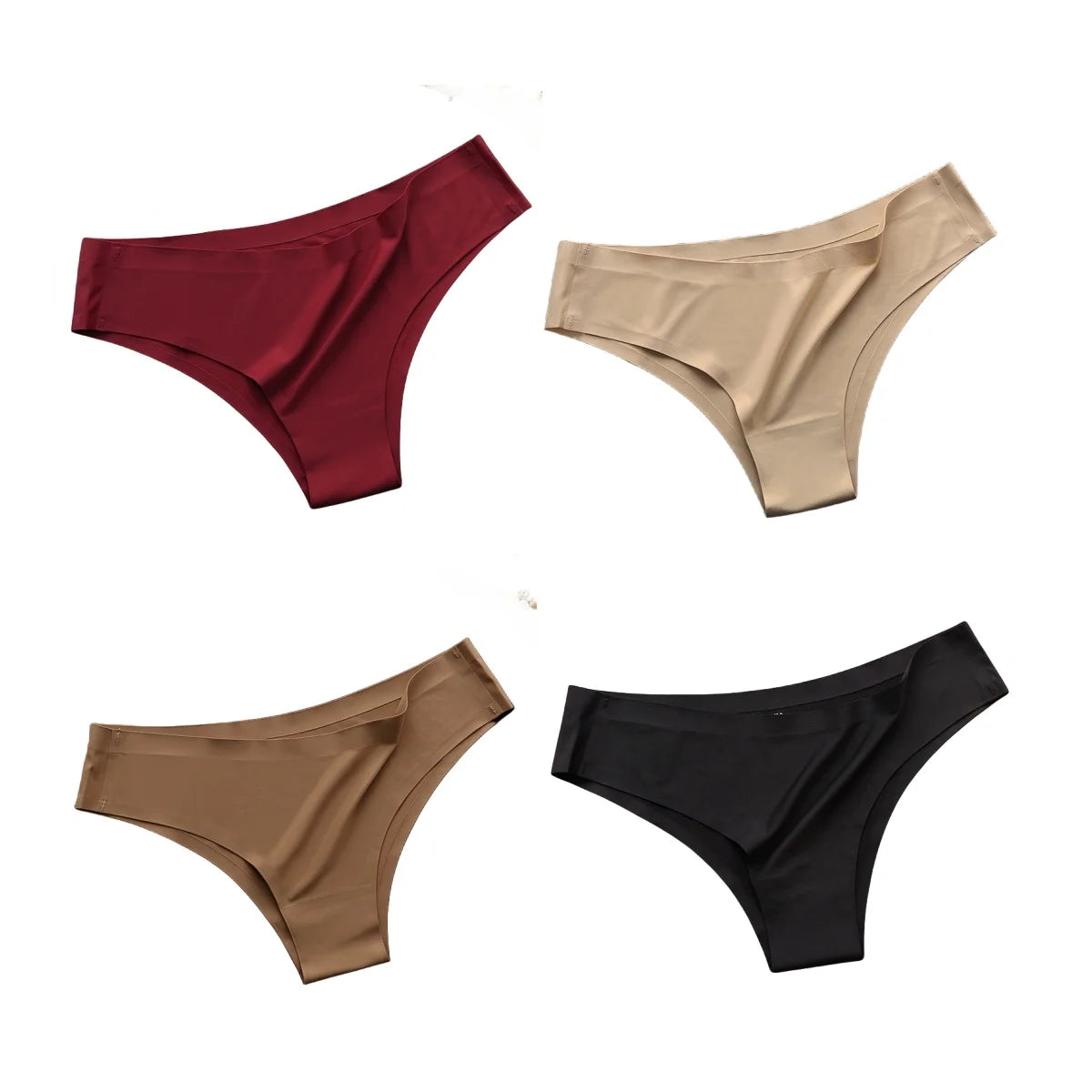 Women Sexy Ice Silk Underpants