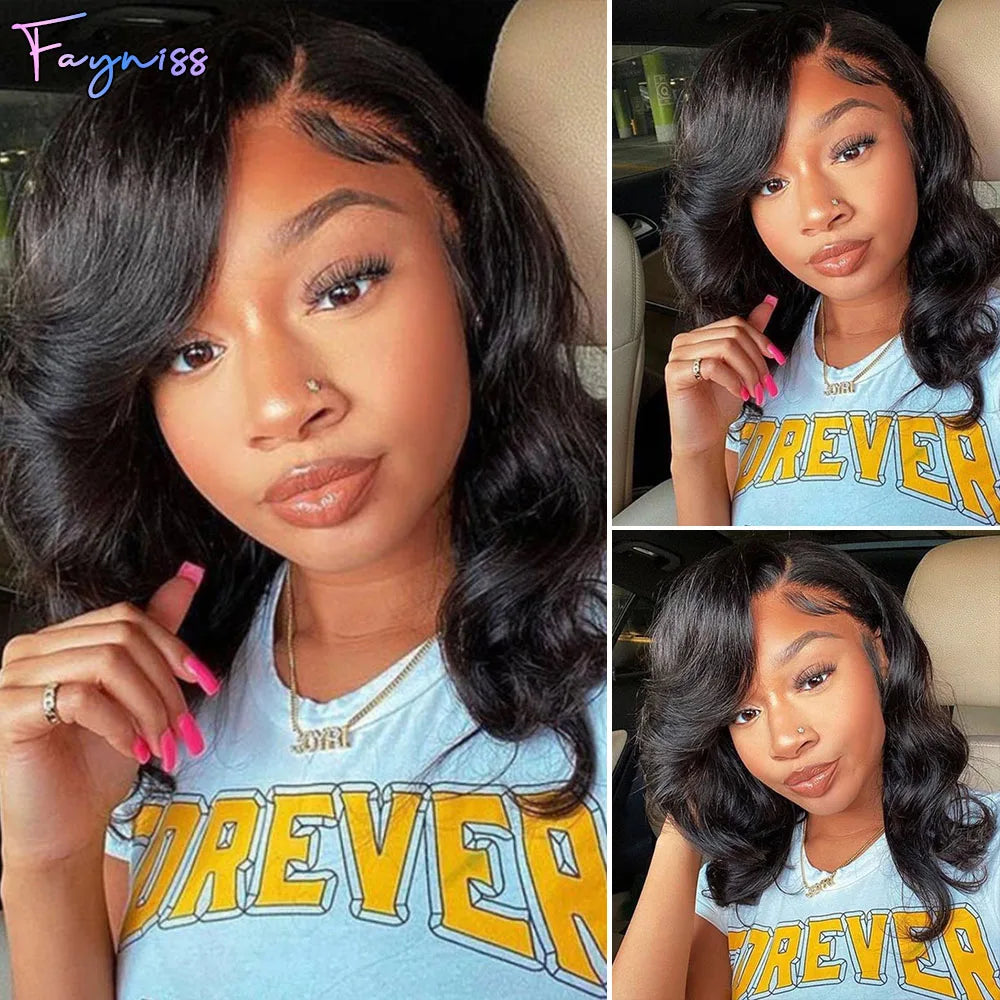 250% Density Body Wave Wear And Go Bob Wig