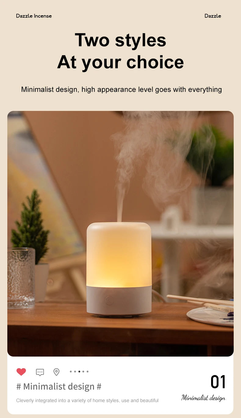 120ML USB Mini Humidifier & Diffuser