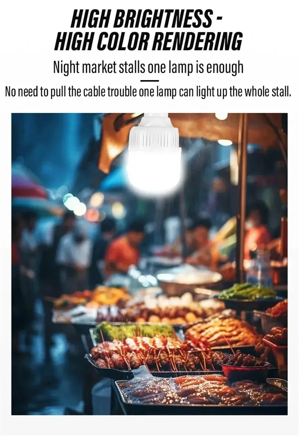 USB Rechargeable LED Lamp Bulbs