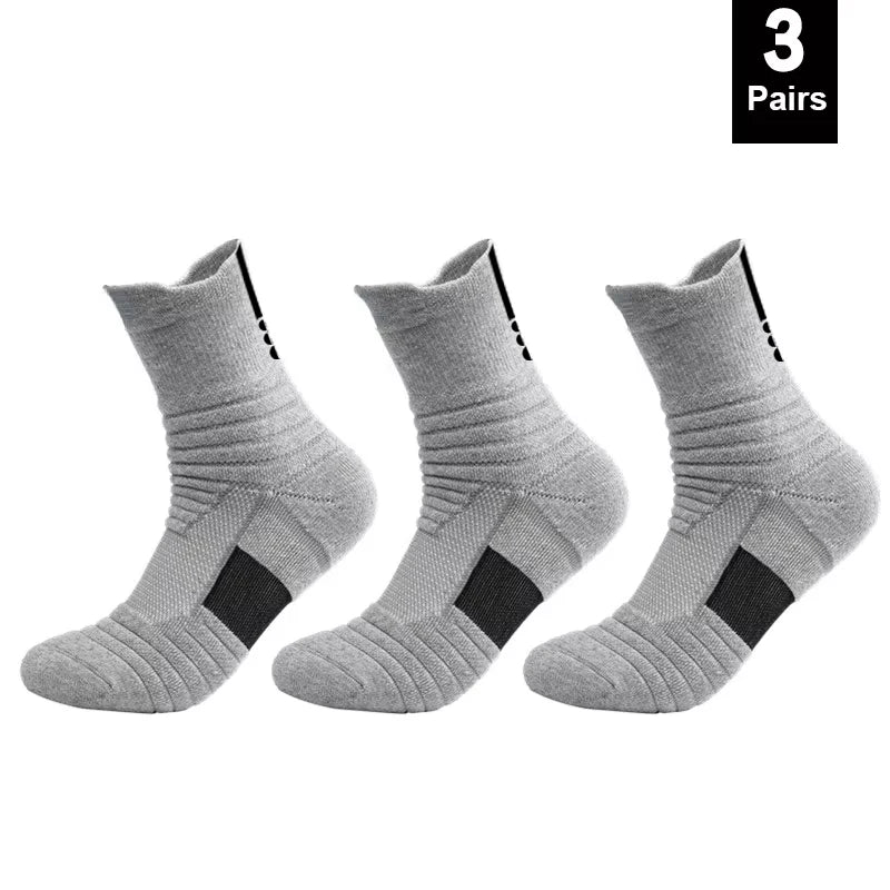 1/3 Pairs Anti-slip Football Socks