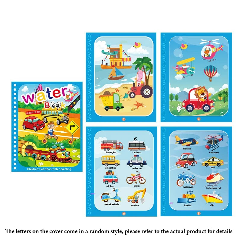 1P Reusable Water Drawing Book