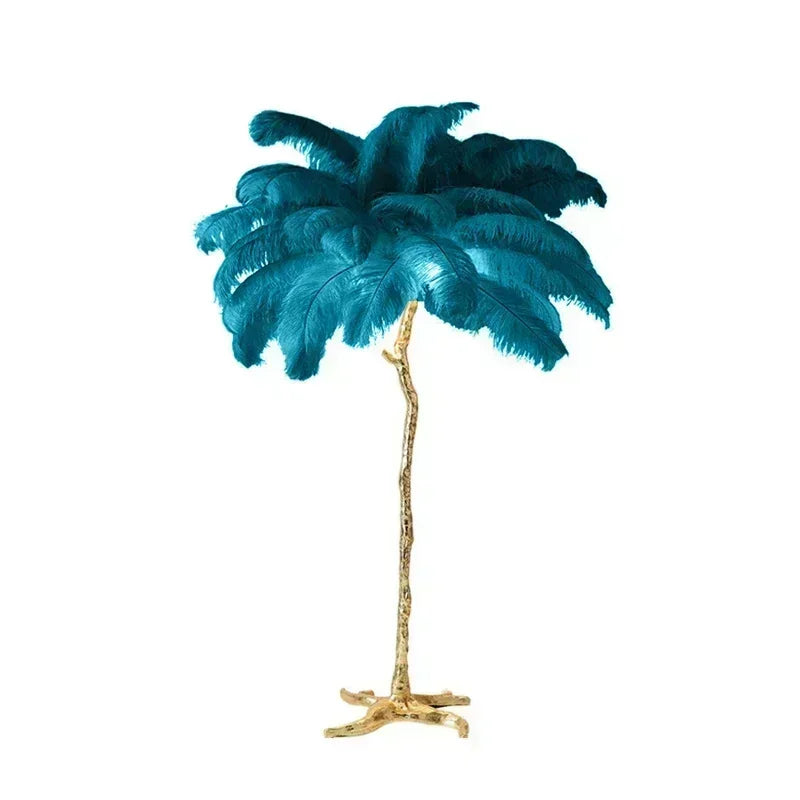 New Nordic Ostrich Feather Floor Lamp