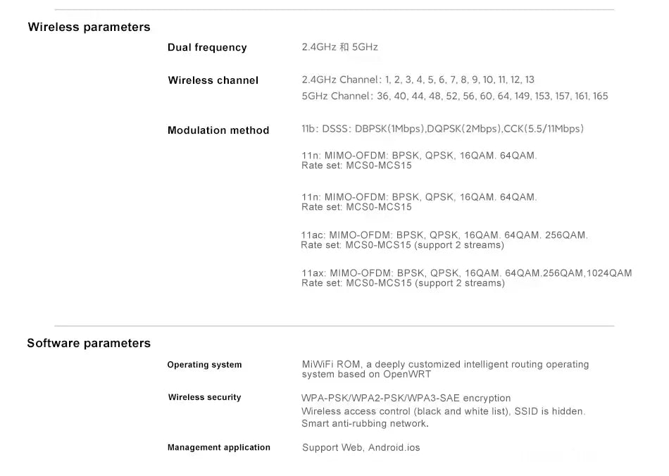 Xiaomi Router AX3000 WiFi 6 Mesh System