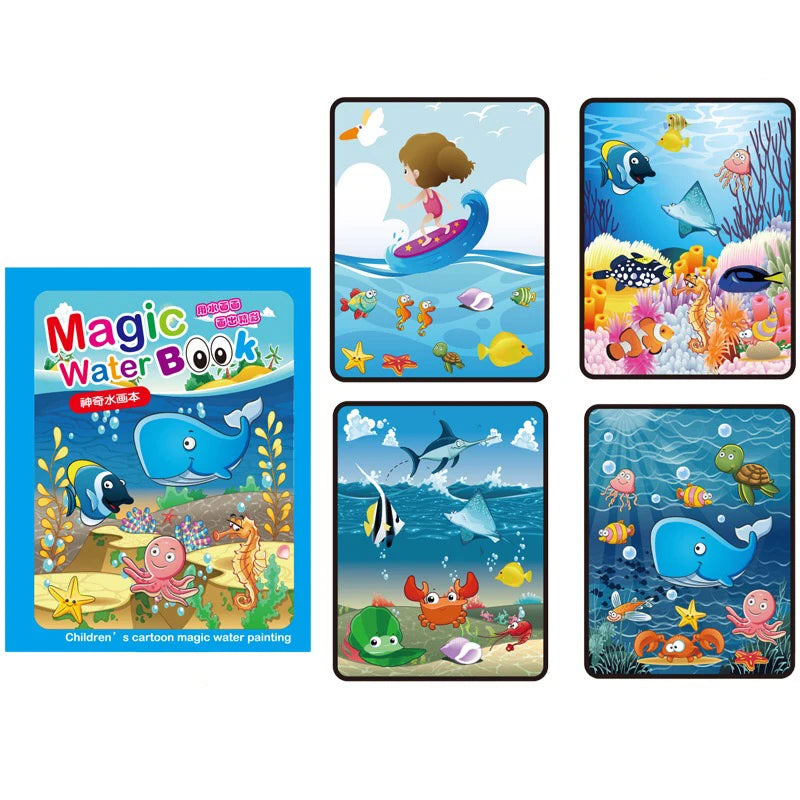 1P Reusable Water Drawing Book