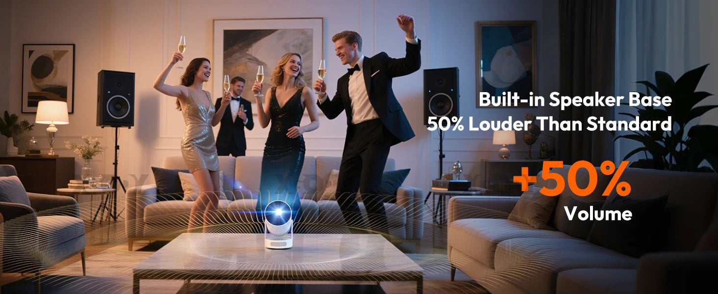 XGODY 4K/1080P LED Projector