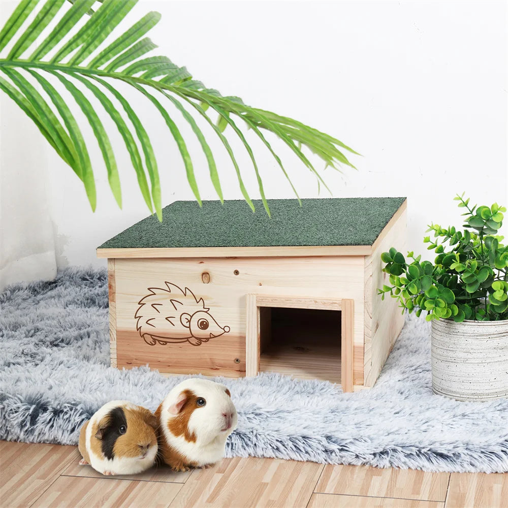 Wooden Hedgehog House & Hibernation Shelter