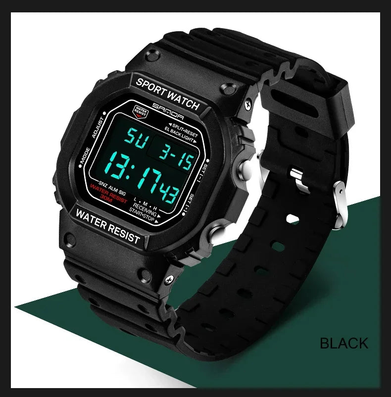 SANDA Multifunction Digital Sports Watch