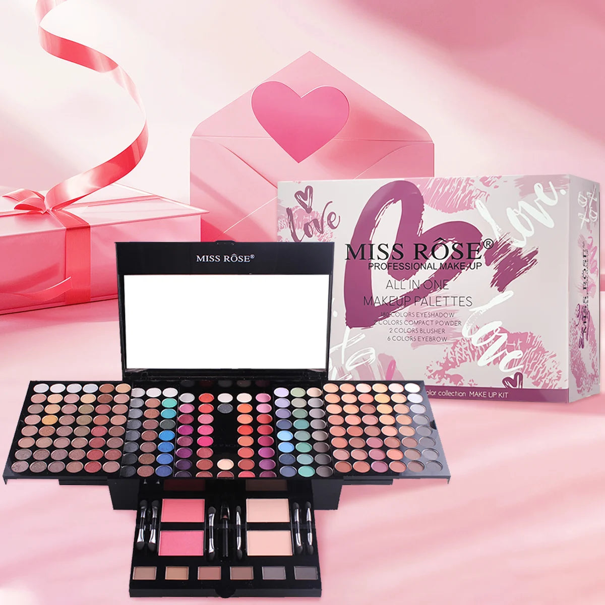 3-color eyebrow powder makeup set