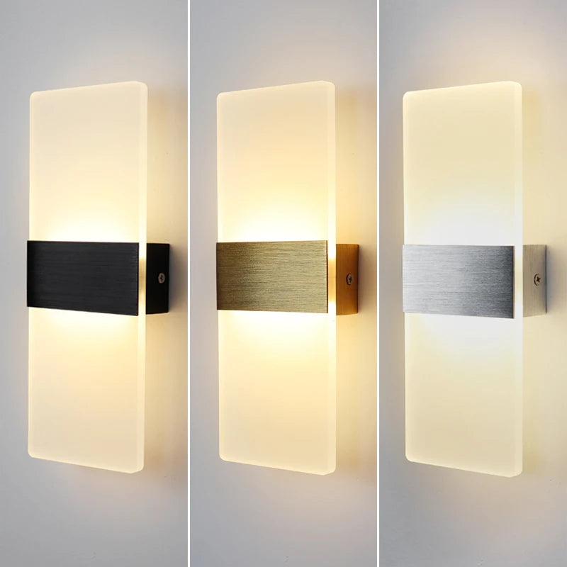 New bedside right-angle rounded wall lamp
