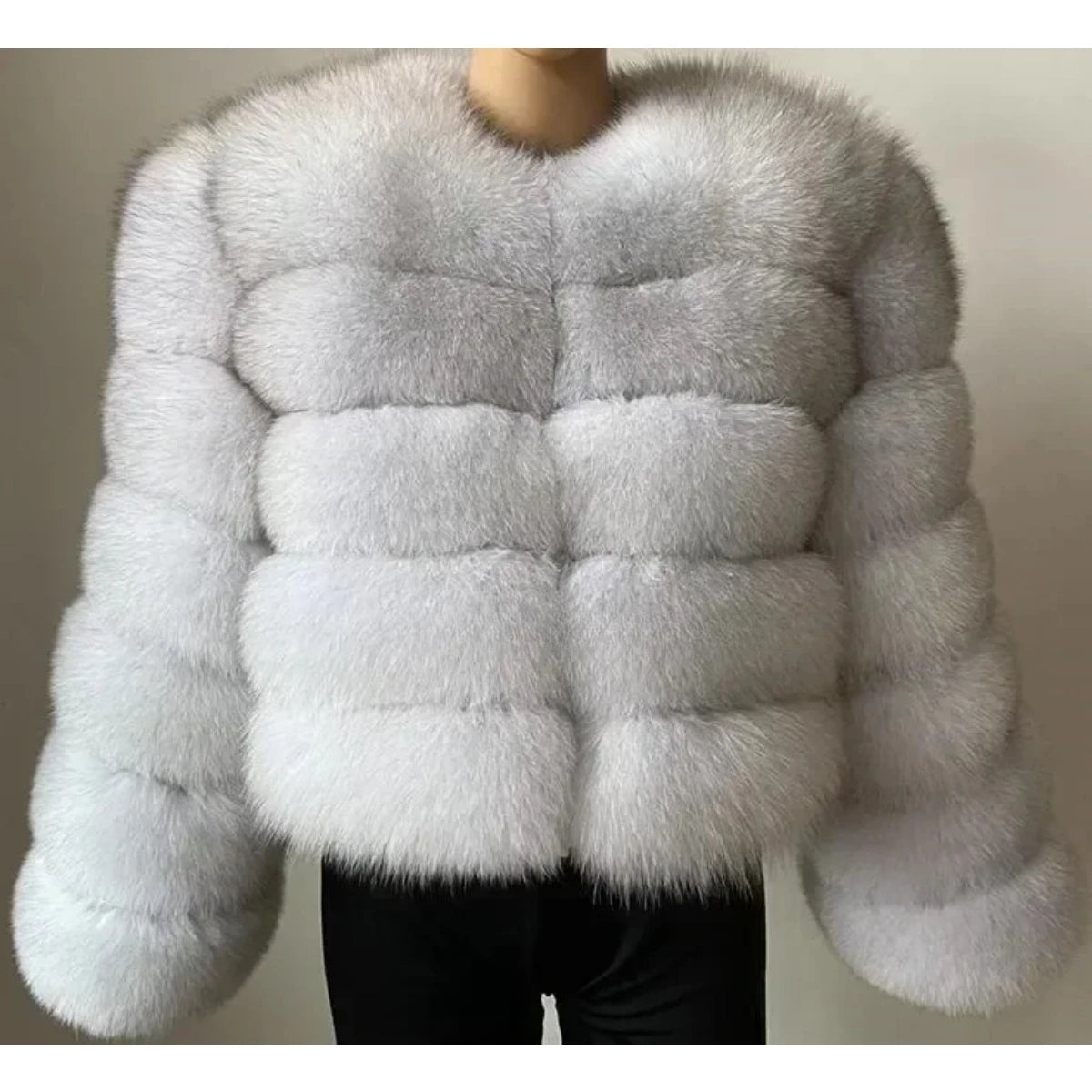 Women's Fashion faux fur coat