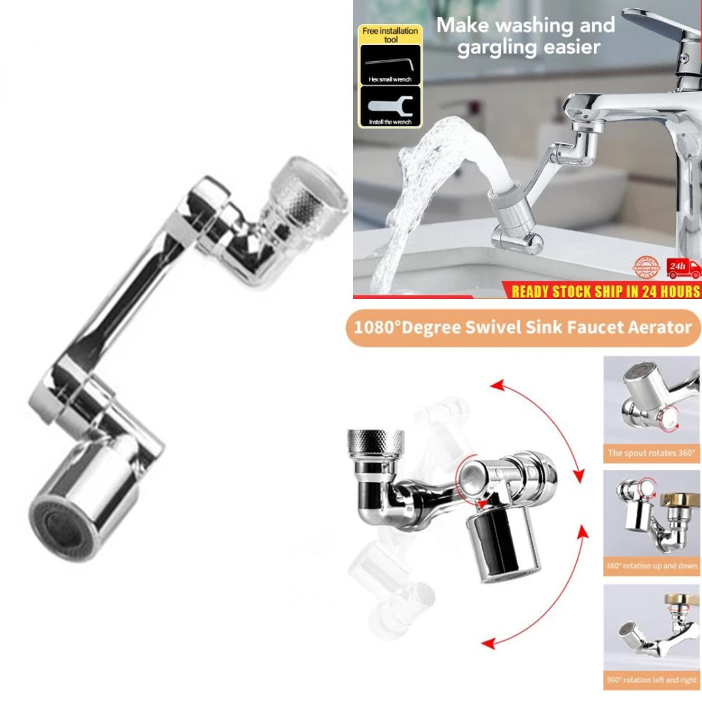 Kitchen Washbasin Robot Arm Tap