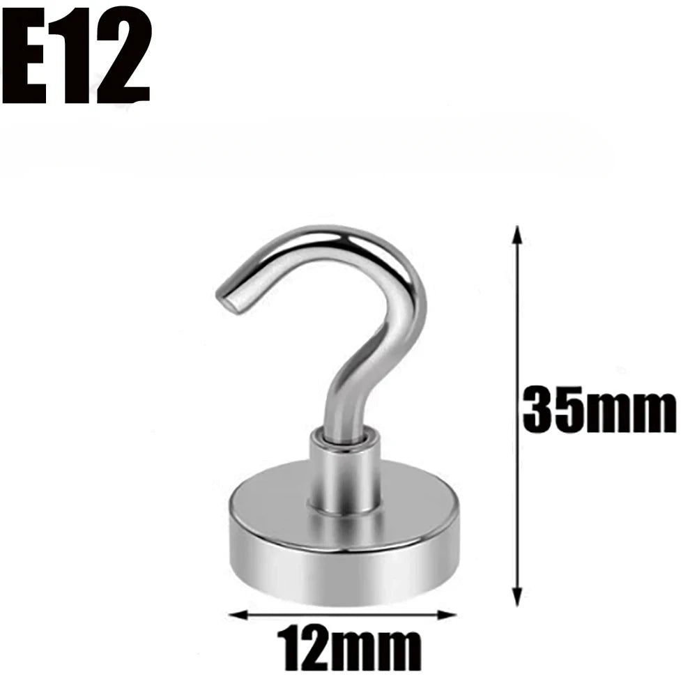 1/10PCS Metal Strong Magnetic Hooks