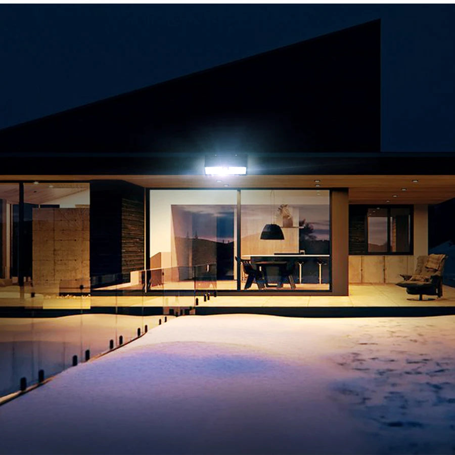 190LED Solar Motion Sensor Wall Lamp