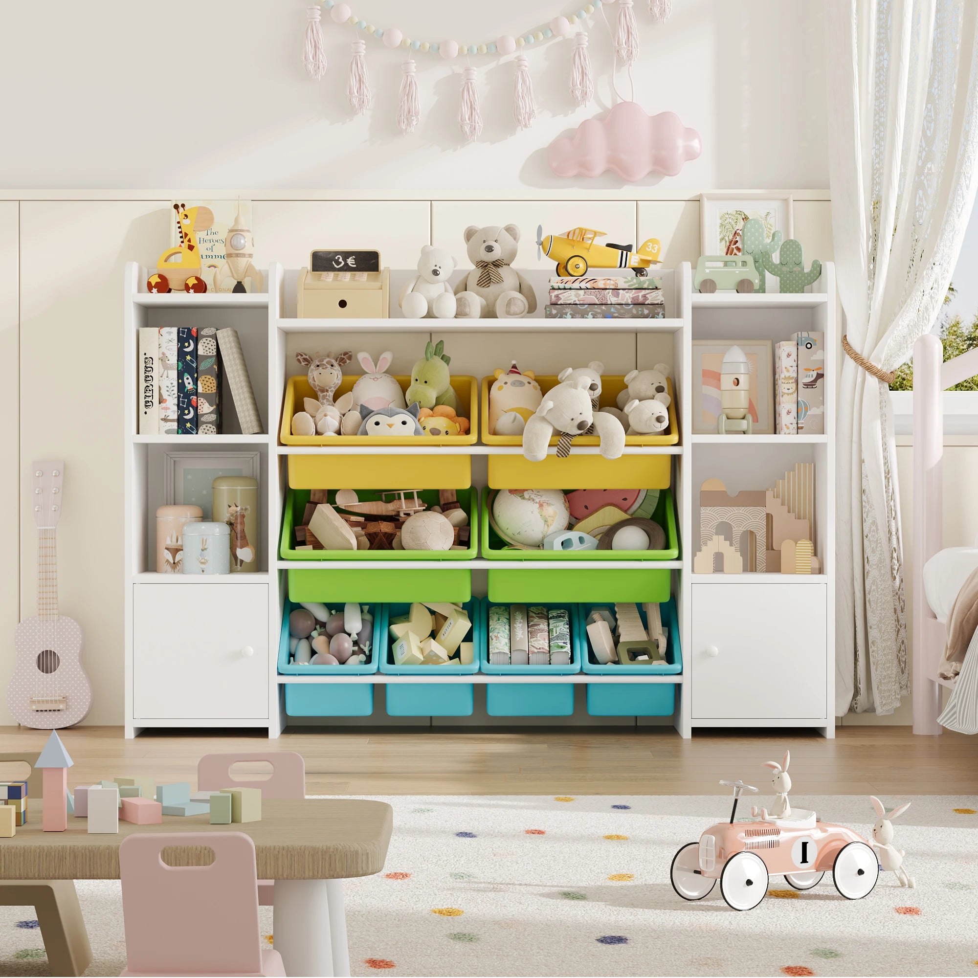 Getone Children's Bookcase & Toy Storage Unit