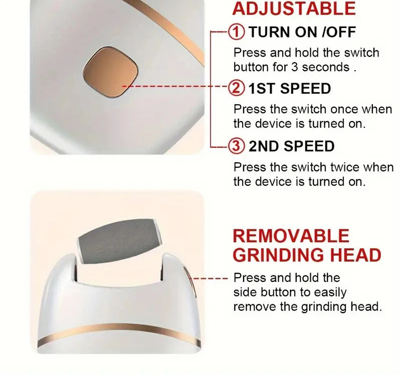 1pc Electric Foot Grinder