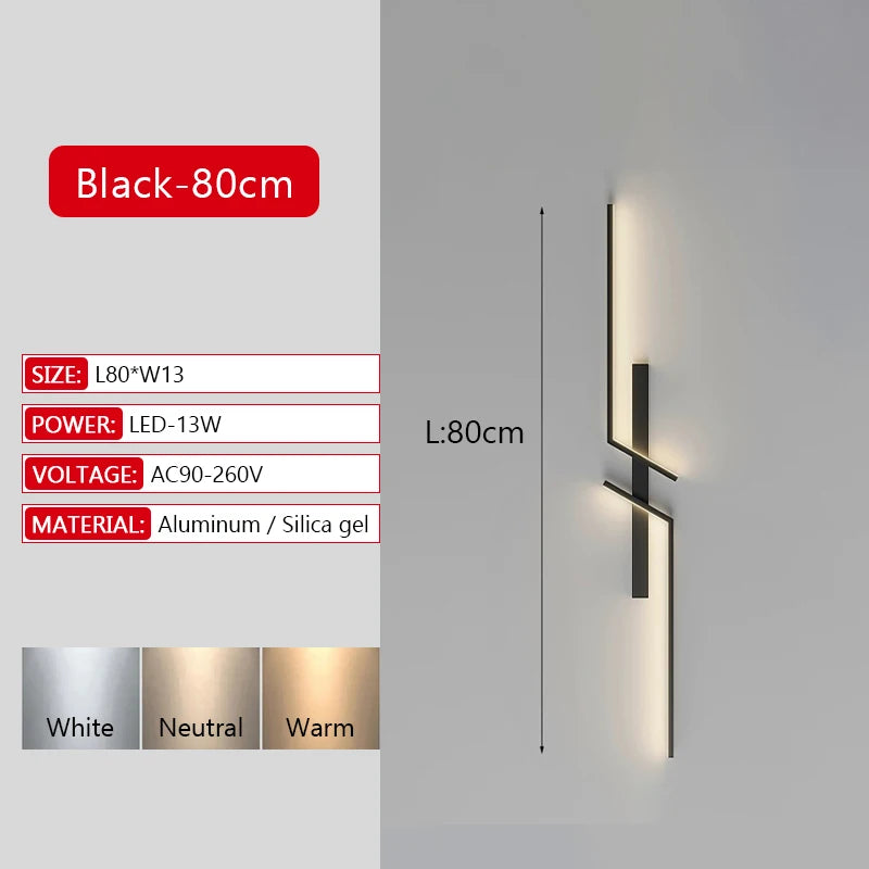 New Long Strip LED Wall Lamp