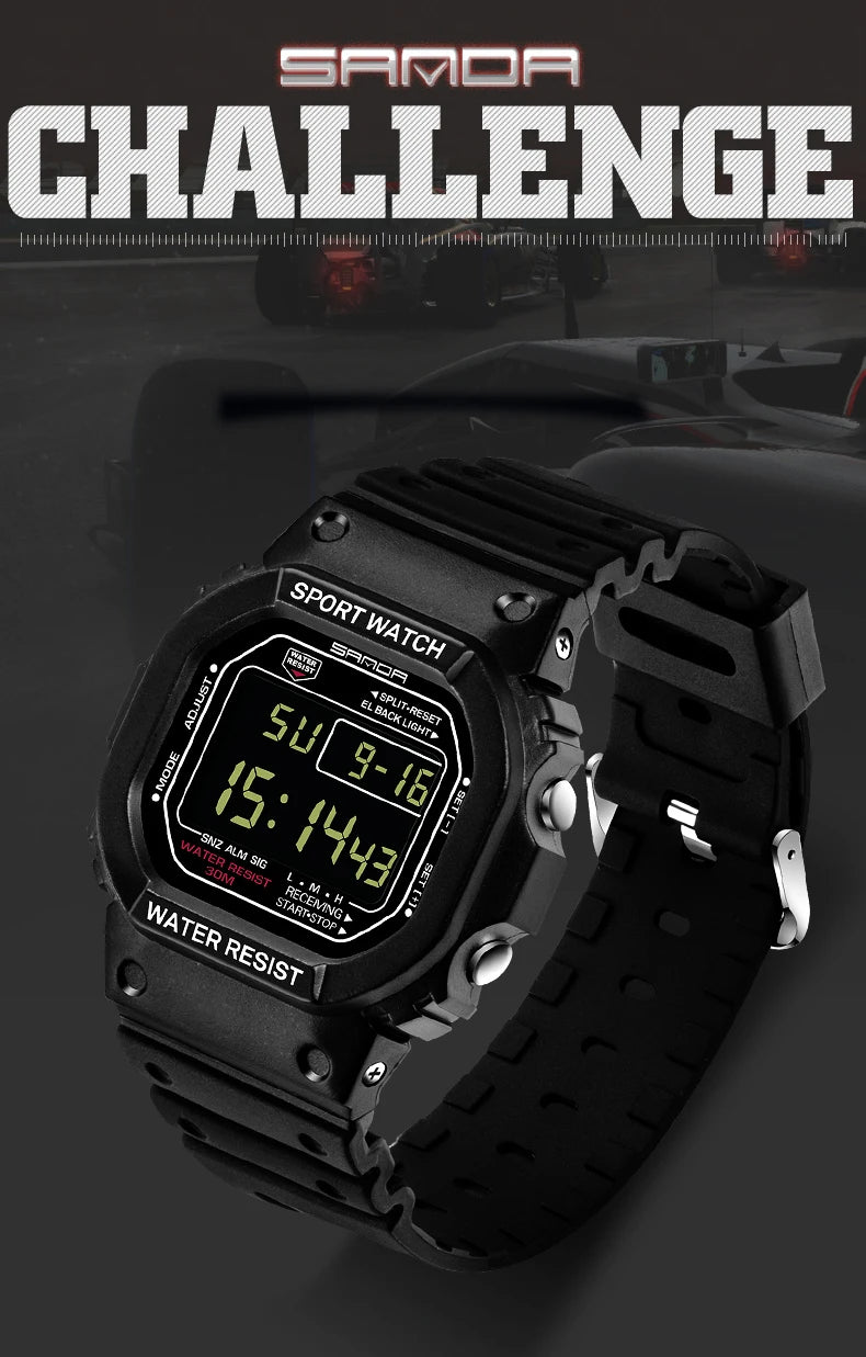 SANDA G Style LED Digital Sports Watch