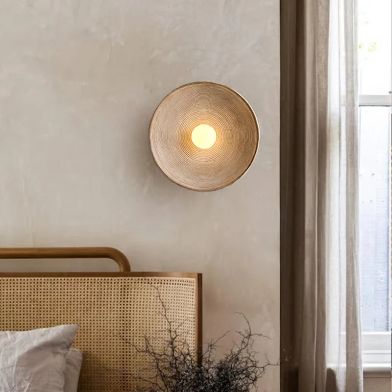 New Retro Japanese Resin Wall Lamp