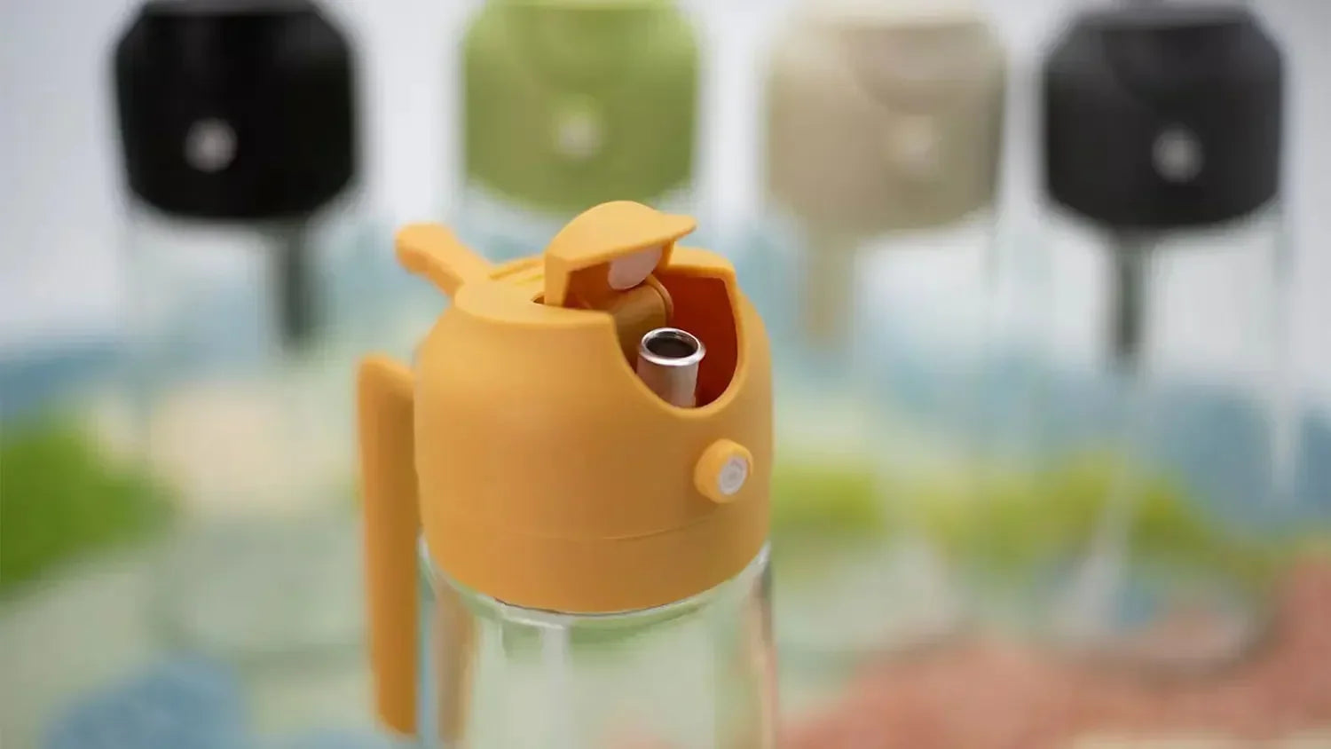 2-in-1 Light-Blocking Dark Glass Oil Sprayer & Pour Dispenser (500ml)