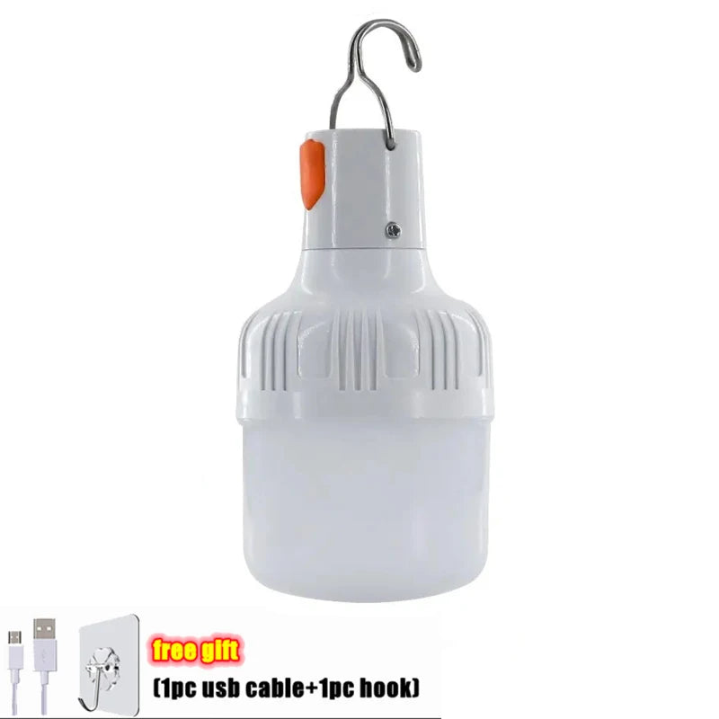 60W USB Rechargeable LED Lamp Bulb