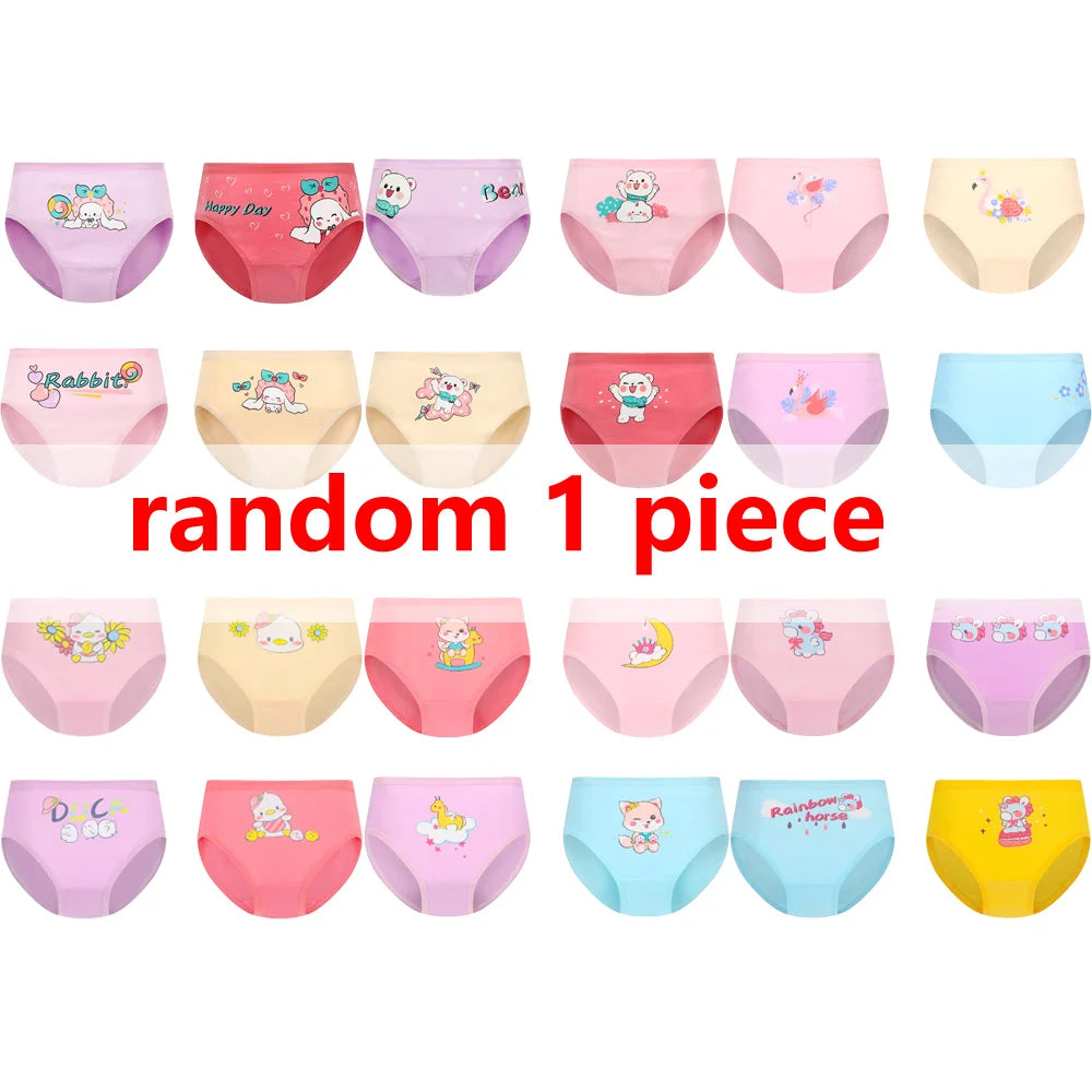 1/4/8/12 Pcs Children Girls Panties Sets