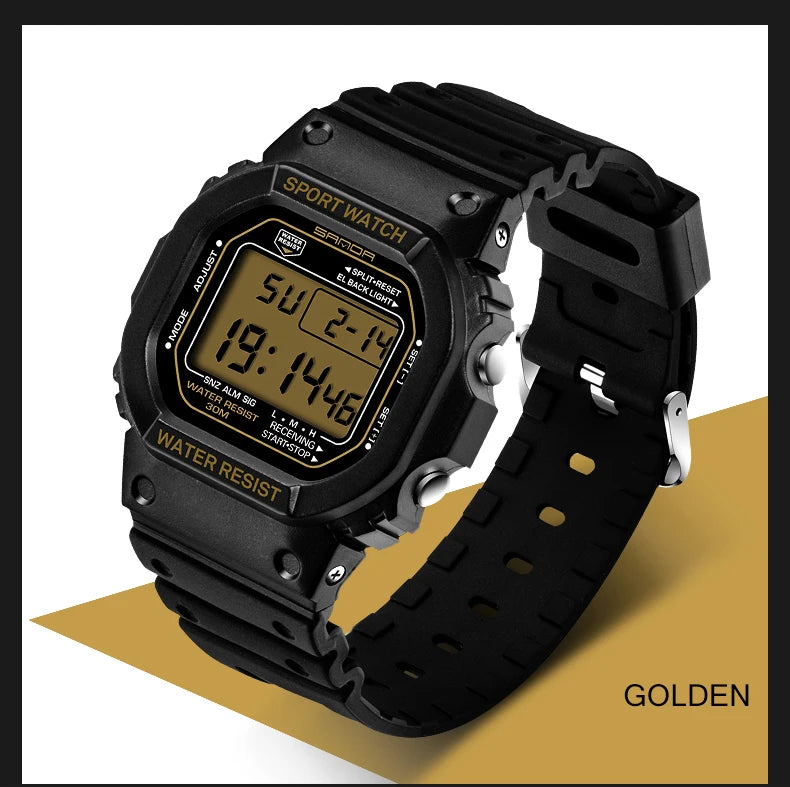 SANDA G Style LED Digital Sports Watch