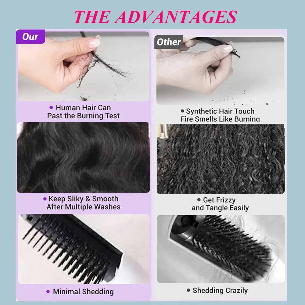 250% Density Body Wave Wear And Go Bob Wig