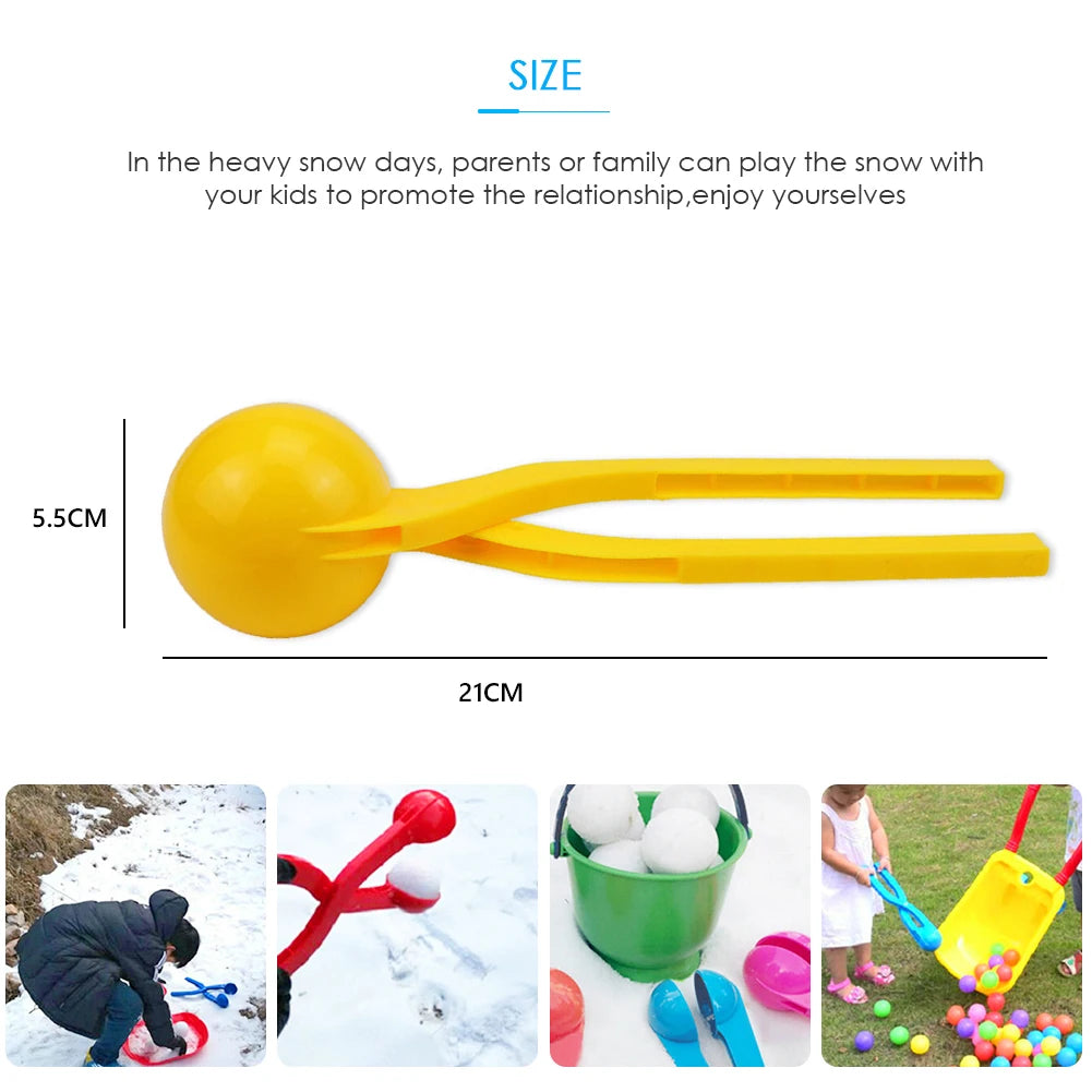3D Small Round Snowball Maker Clip