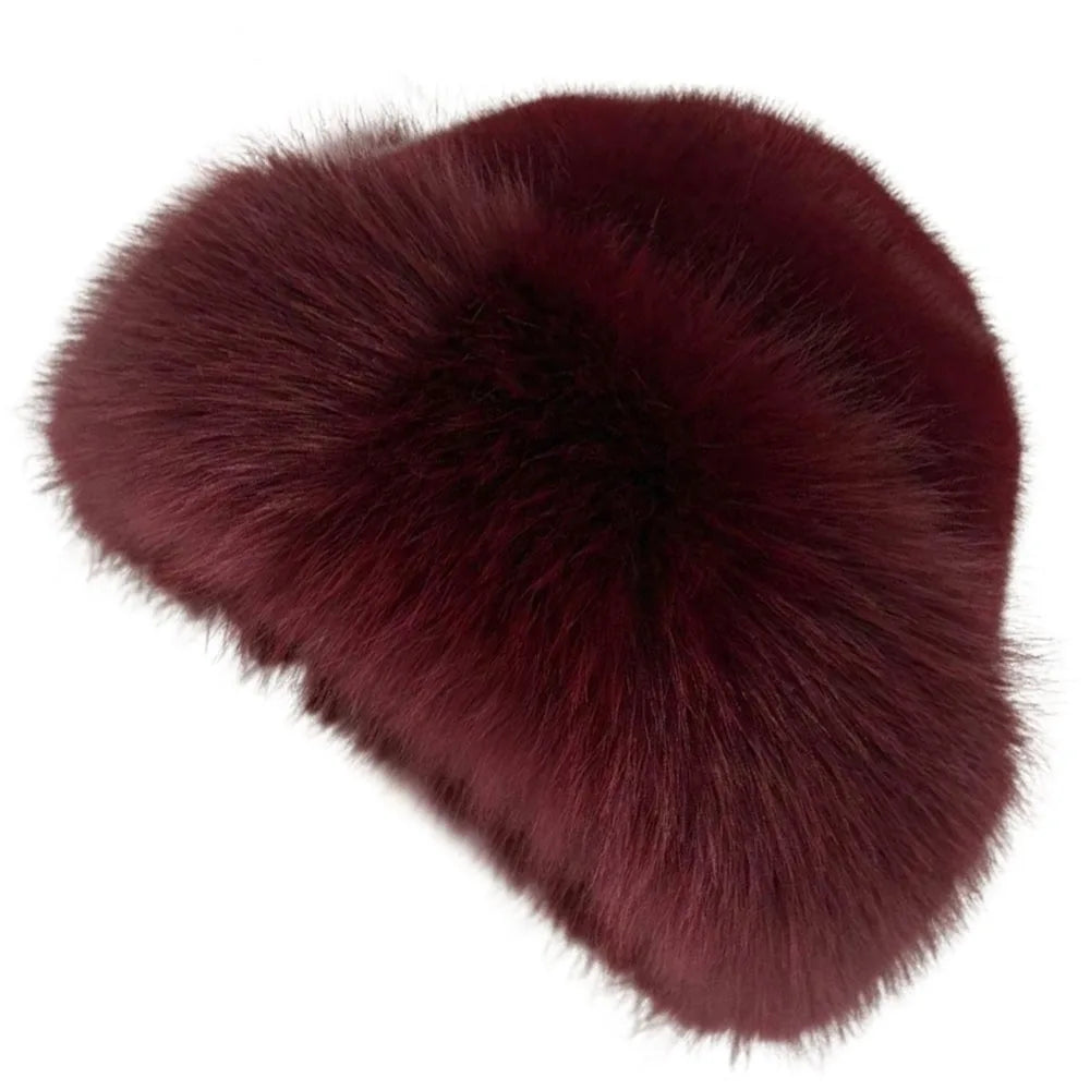 Women's Winter Fluffy Fur Bucket Hat