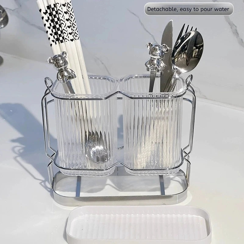 New Wall Mounted Kitchen Cutlery Organizer
