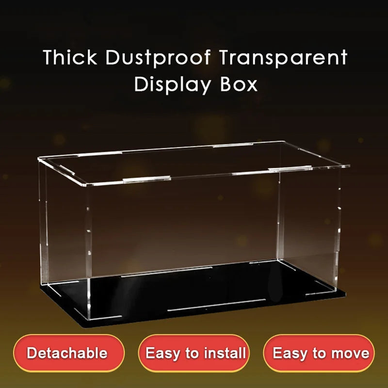 18 Sizes Clear Acrylic Display Case Dustproof Toy