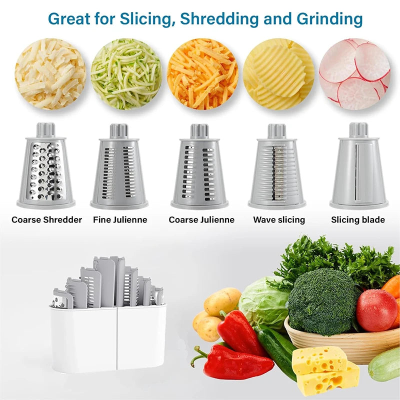 Kitchen Mandoline Vegetable Julienne Slicer Waffle Cutter