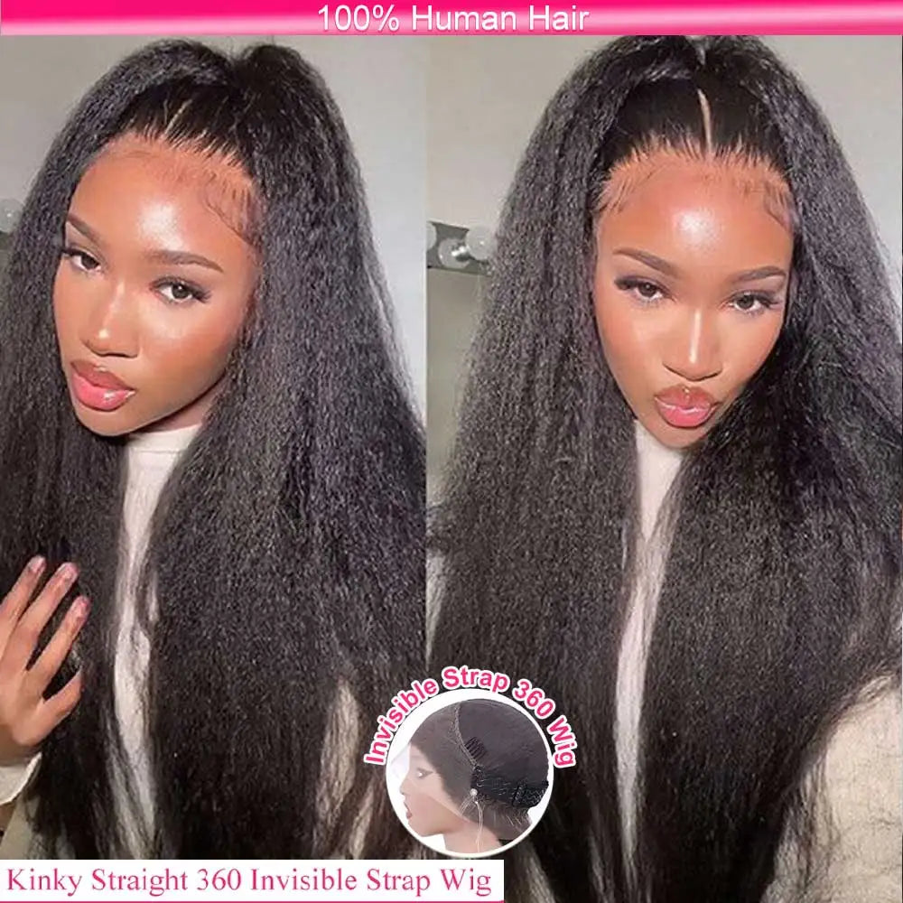 Invisible Strap 360 Full HD Lace Glueless Wig