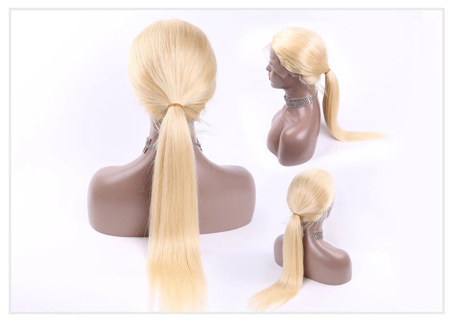 613 Honey Blonde HD Transparent Lace Wig