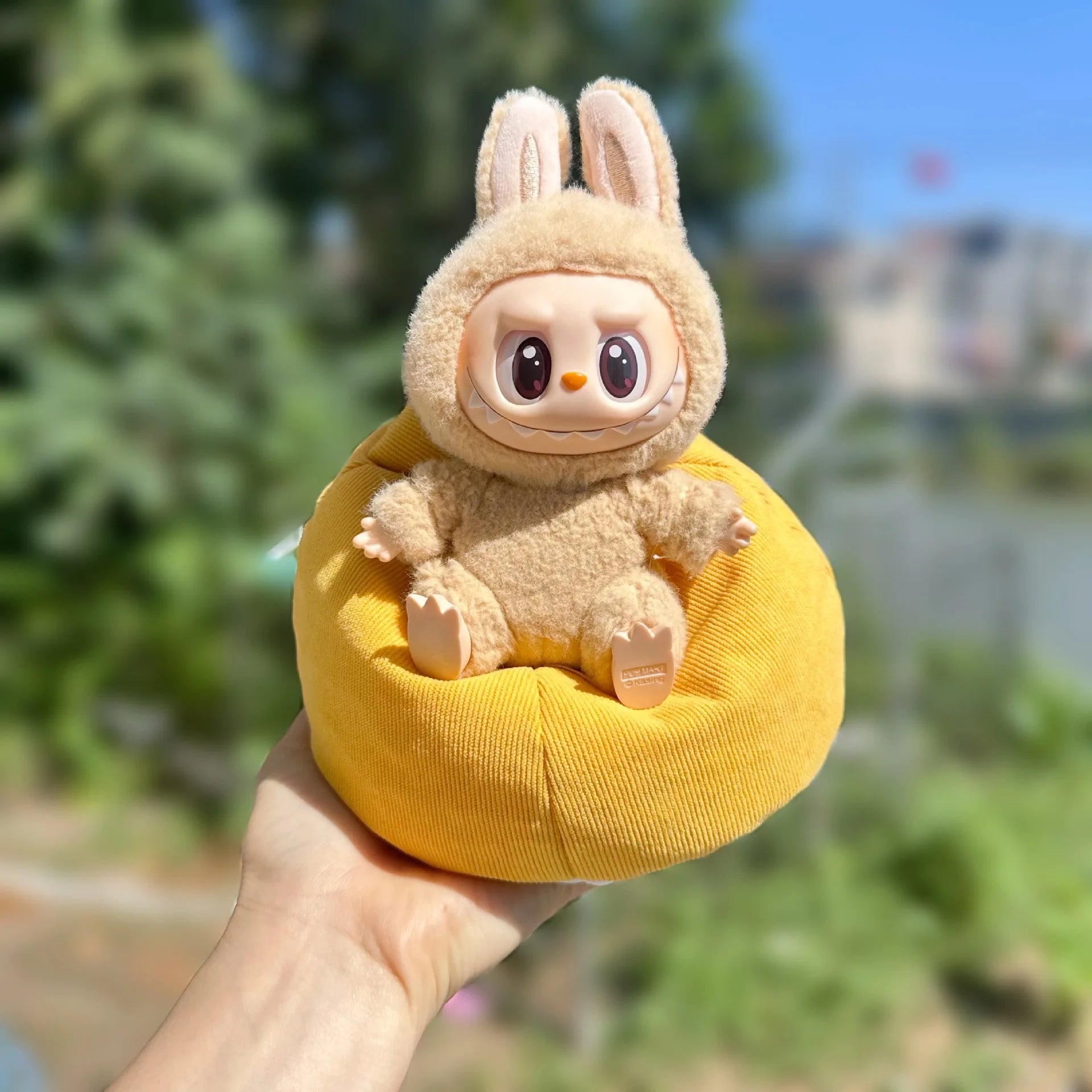 17cm Labubu Mini Sofa Bjd Doll Room Decoration